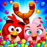 Mod de tir à bulles POP Angry Birds