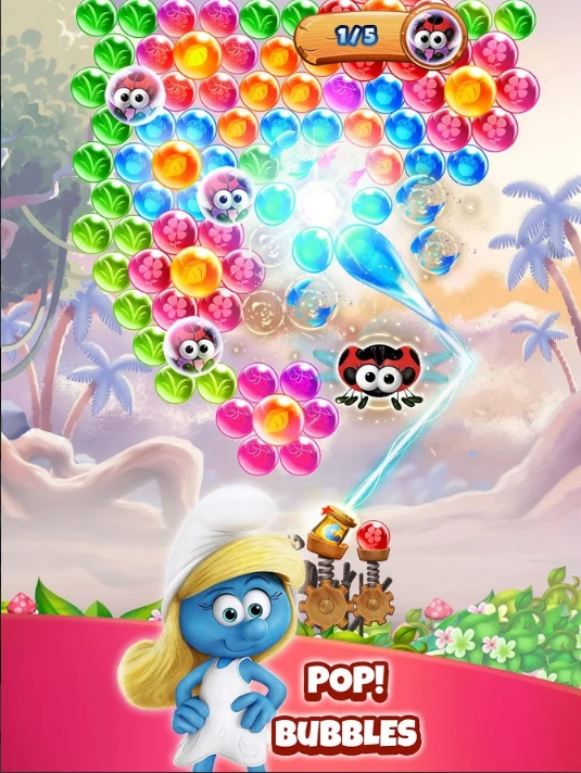 Smurfs Bubble Shooter Story MOD