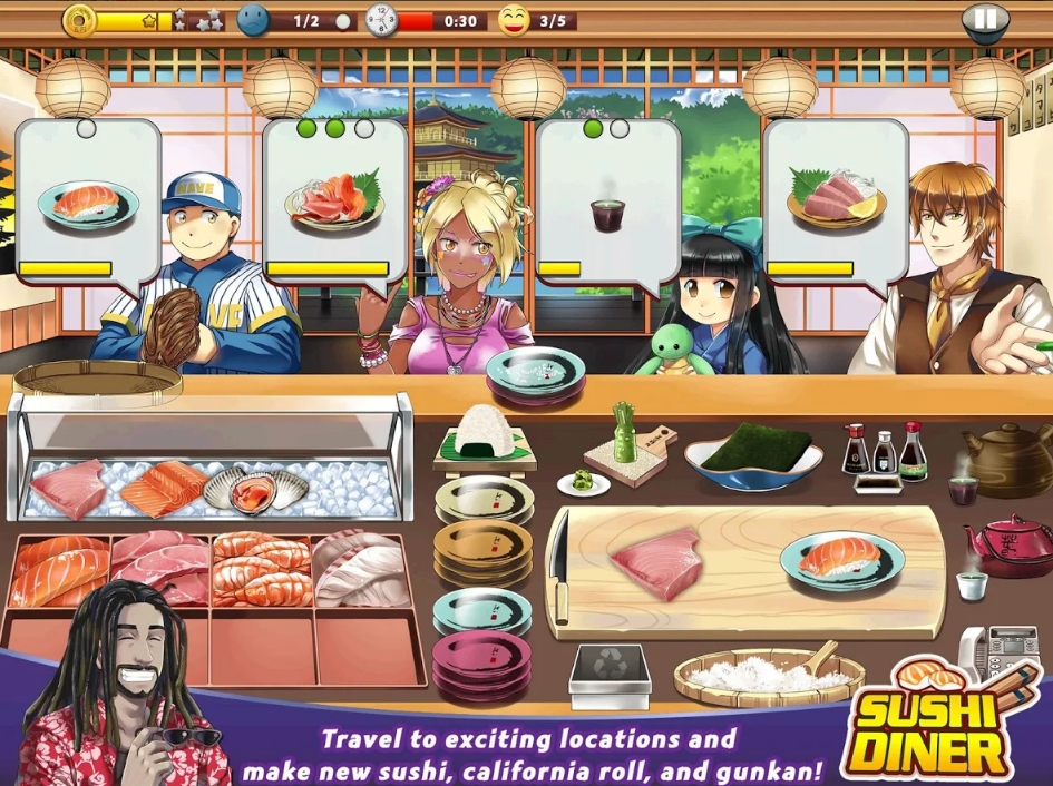 Sushi Diner - Fun Cooking Game MOD