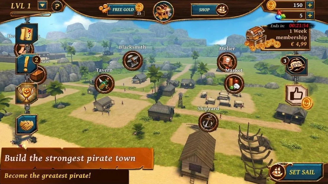 Ships of Battle - Age of Pirates - Warship Battle MOD