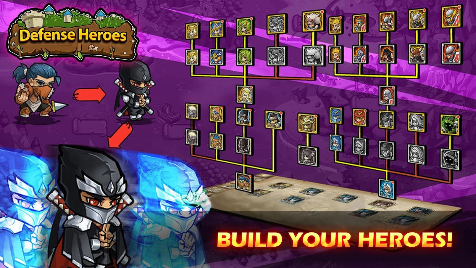 Defense Heroes Defender War Mod