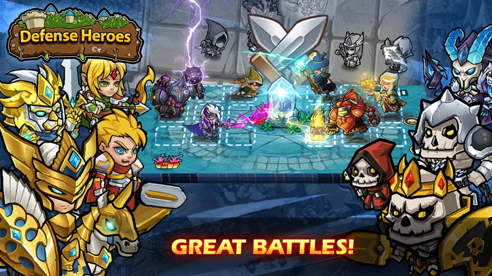 Defense Heroes Defender War Mod