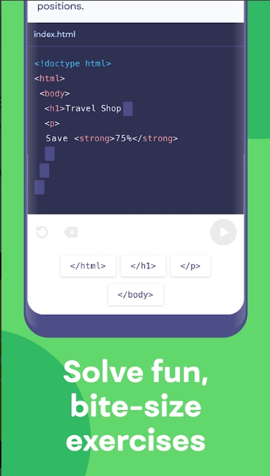Mimo: Learn coding in JavaScript, Python and HTML