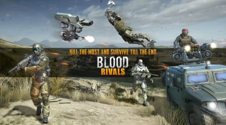 Blood Rivals - Survival Battleground FPS Shooter Mod