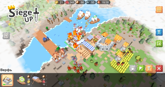 RTS Siege Up! - Medieval Warfare Strategy Offline Mod