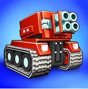 Blocky Cars - game online, perang tank Mod