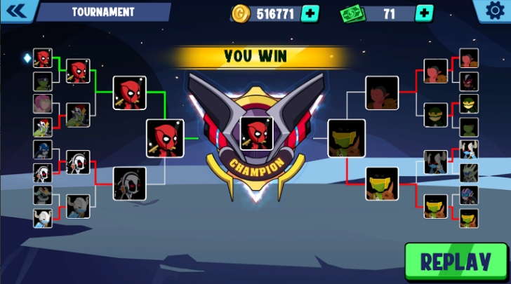 Stickman Superhero - Super Stick Heroes Fight Mod