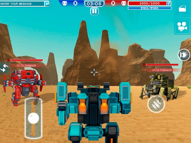 Blocky Cars - online games, tank wars Mod