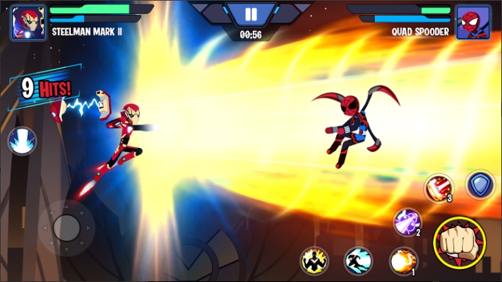 Stickman Superhero - Super Stick Heroes Fight Mod