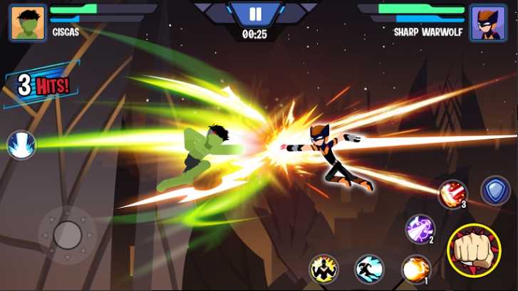 Stickman Superhero - Super Stick Heroes Fight Mod