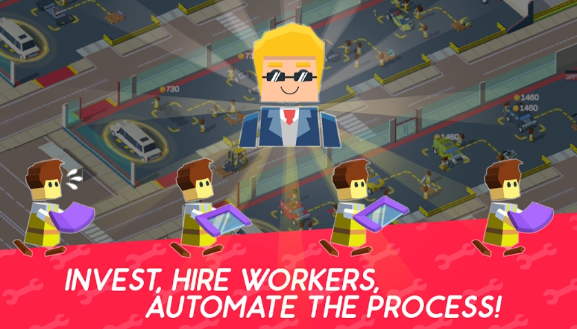 Idle Mechanics Manager – Car Factory Tycoon Game Mod