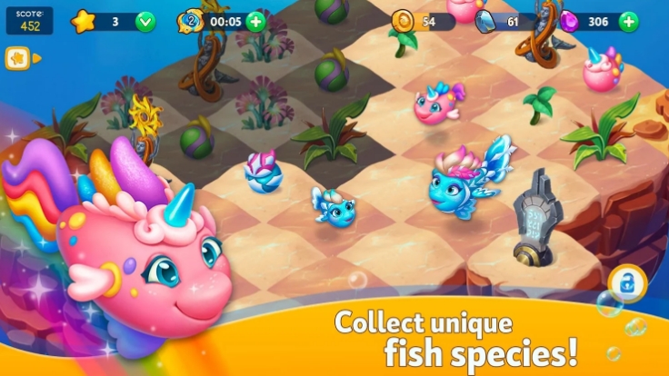 Sea Merge! Fish Aquarium Game & Ocean Puzzle Mod