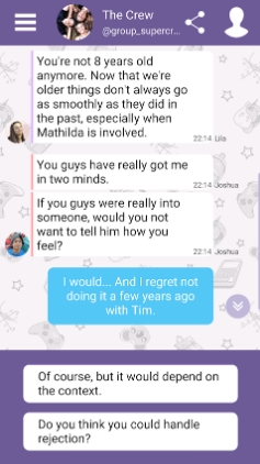 Hey Love Tim: High School Chat Story Mod