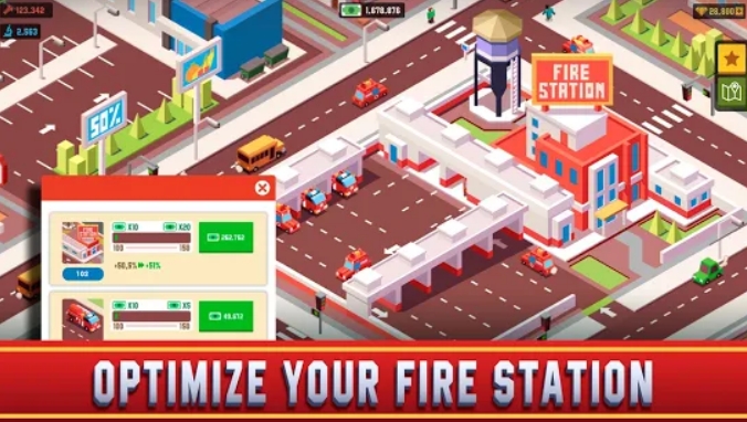 Idle Firefighter Empire Tycoon - Management Game Mod