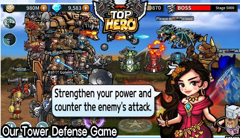 Top Hero - Tower Defense Mod