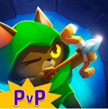 لعبة Cat Force - PvP Match 3 Puzzle Mod