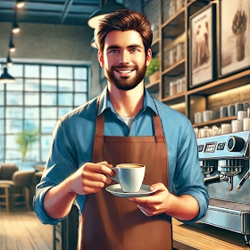 Coffee Shop Simulator 3D Cafe Mod