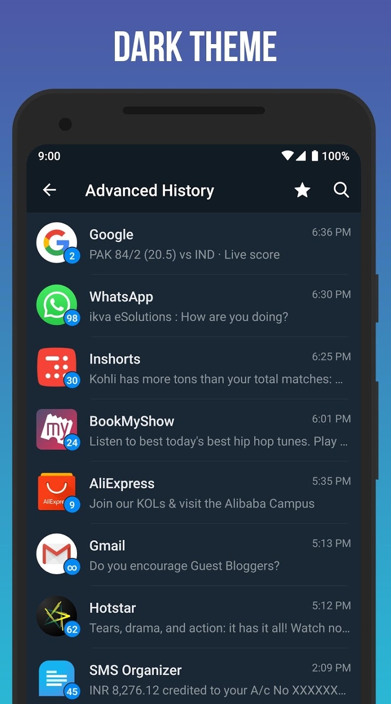 Notification History Log