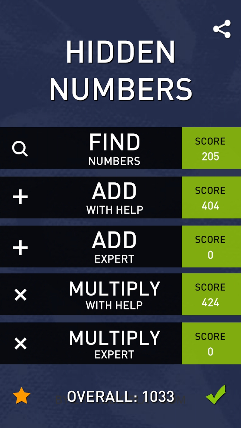 Hidden Numbers PRO