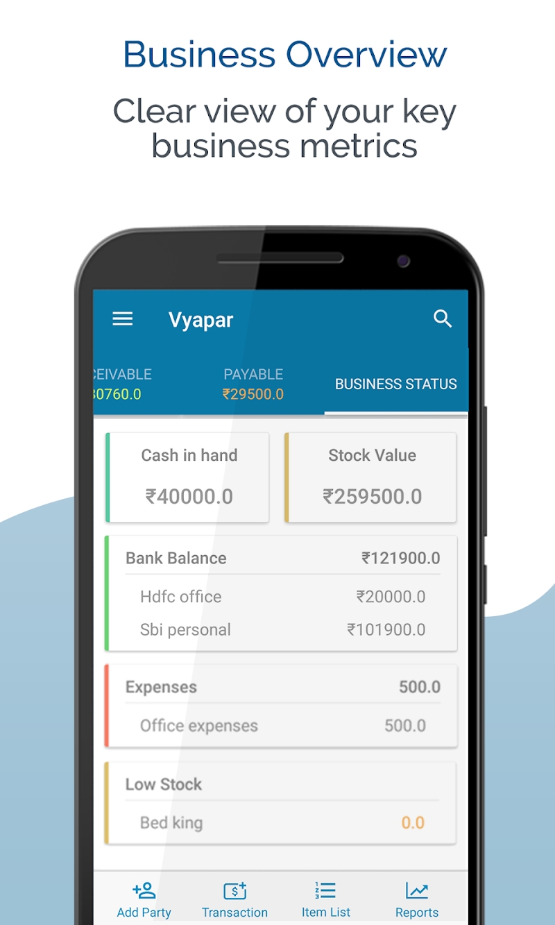 Vyapar - Business Accounting, GST & Inventory App