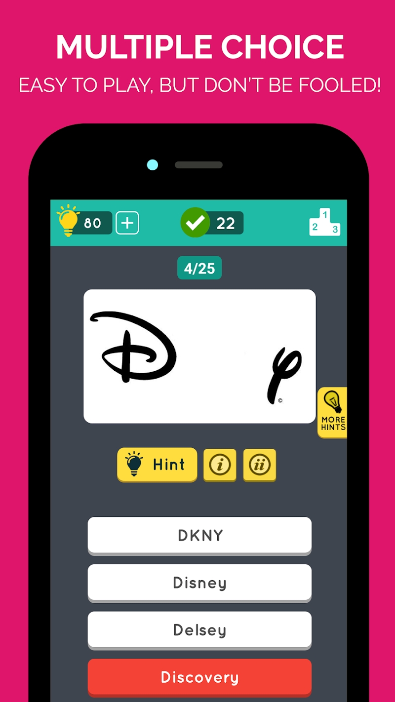 Guess the Logo: Multiple Choice Quiz