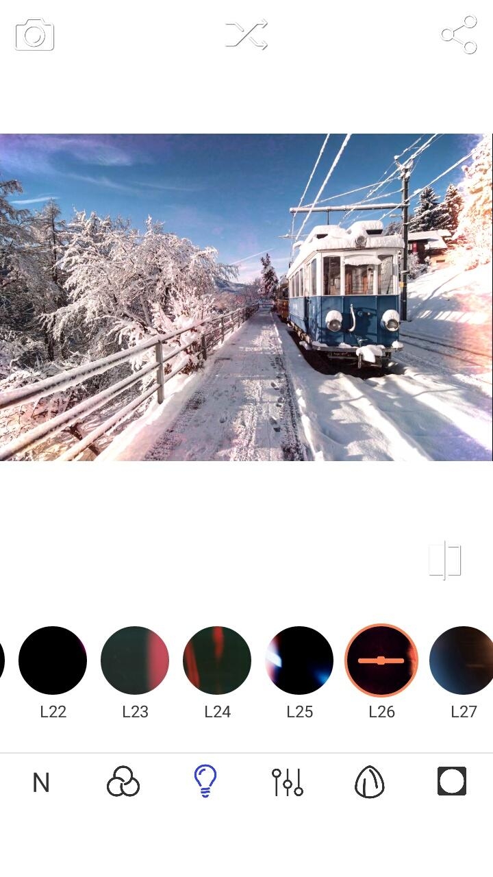 Lomo filter - the feelings of old memories