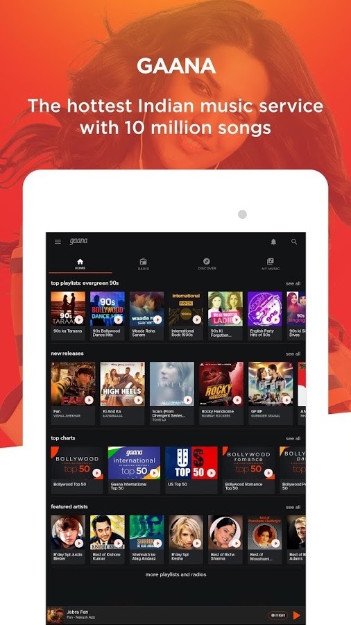 Gaana: Bollywood & Hindi Songs