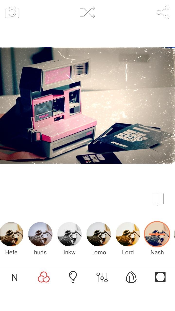 Lomo filter - the feelings of old memories