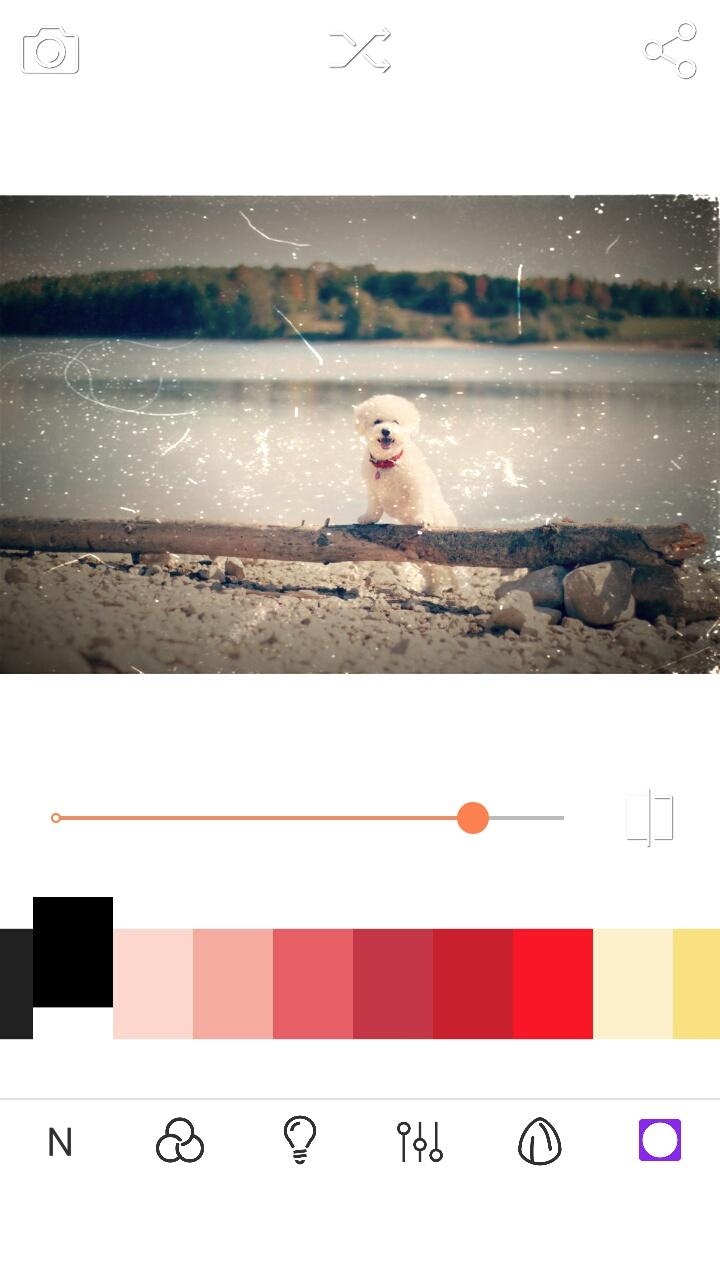 Lomo filter - the feelings of old memories