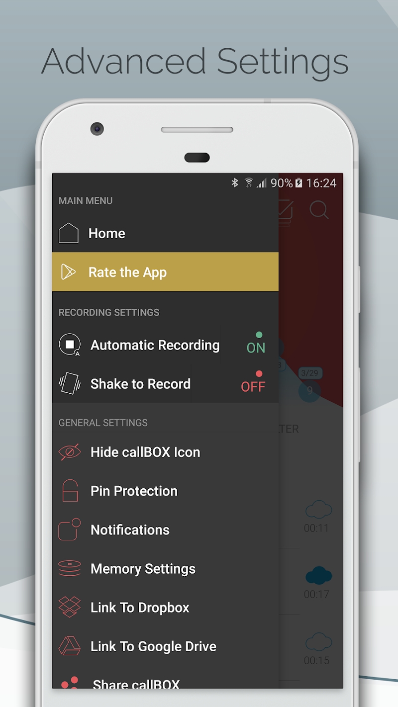 Automatic Call Recorder & Hide App Pro - callBOX