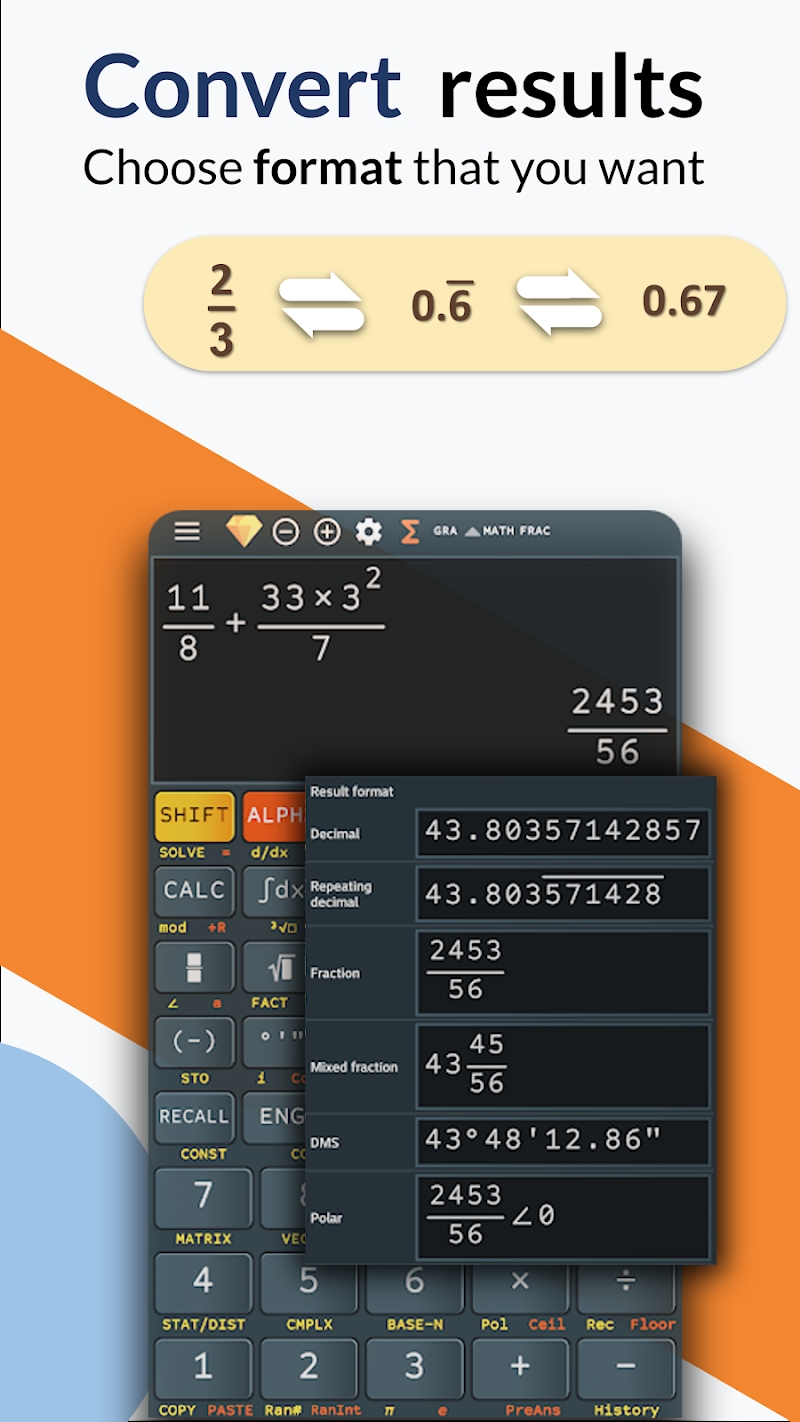 Advanced calculator 991 es plus & 991 ms plus