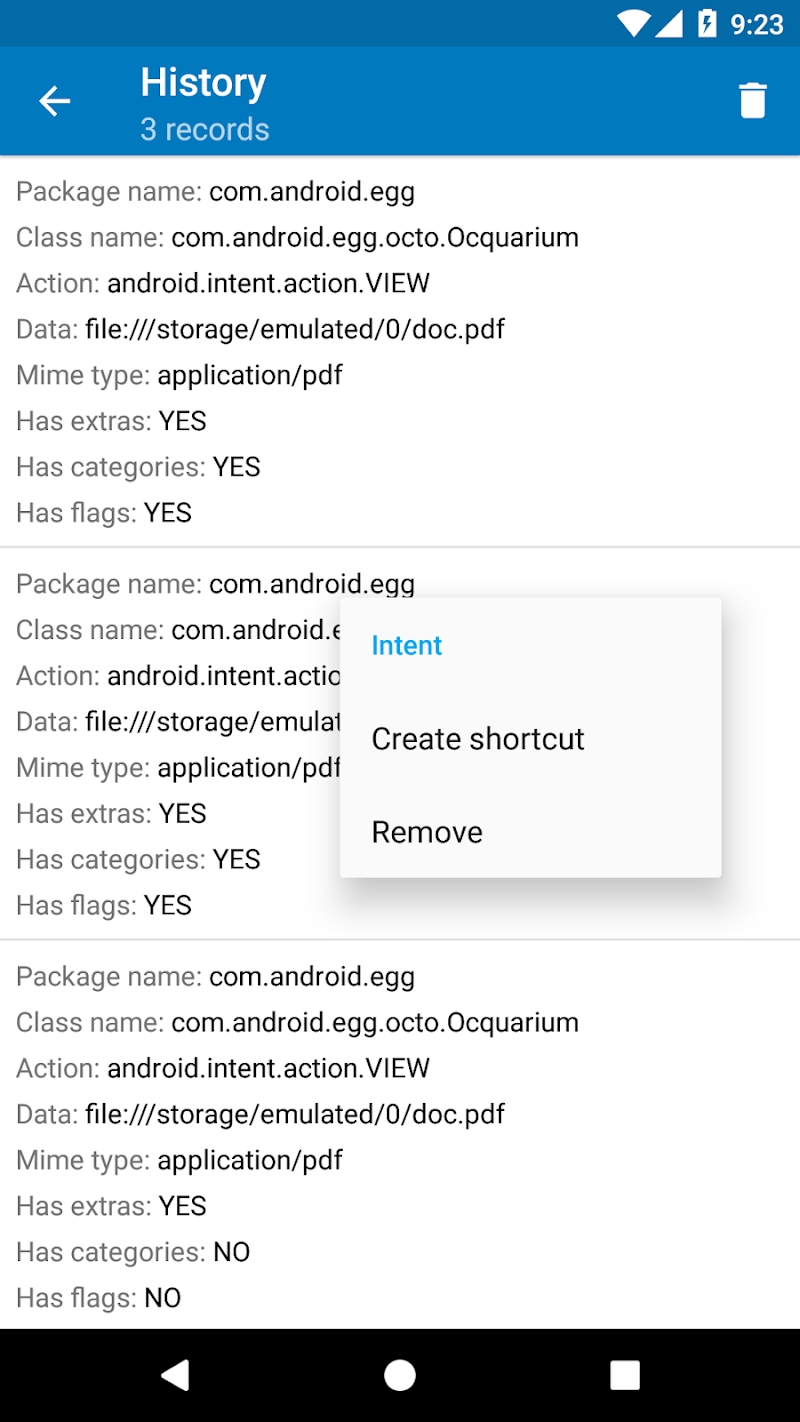 Activity Manager - hidden activity launcher