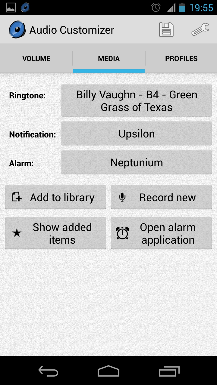 Audio Customizer - Volume and Ringtones manager