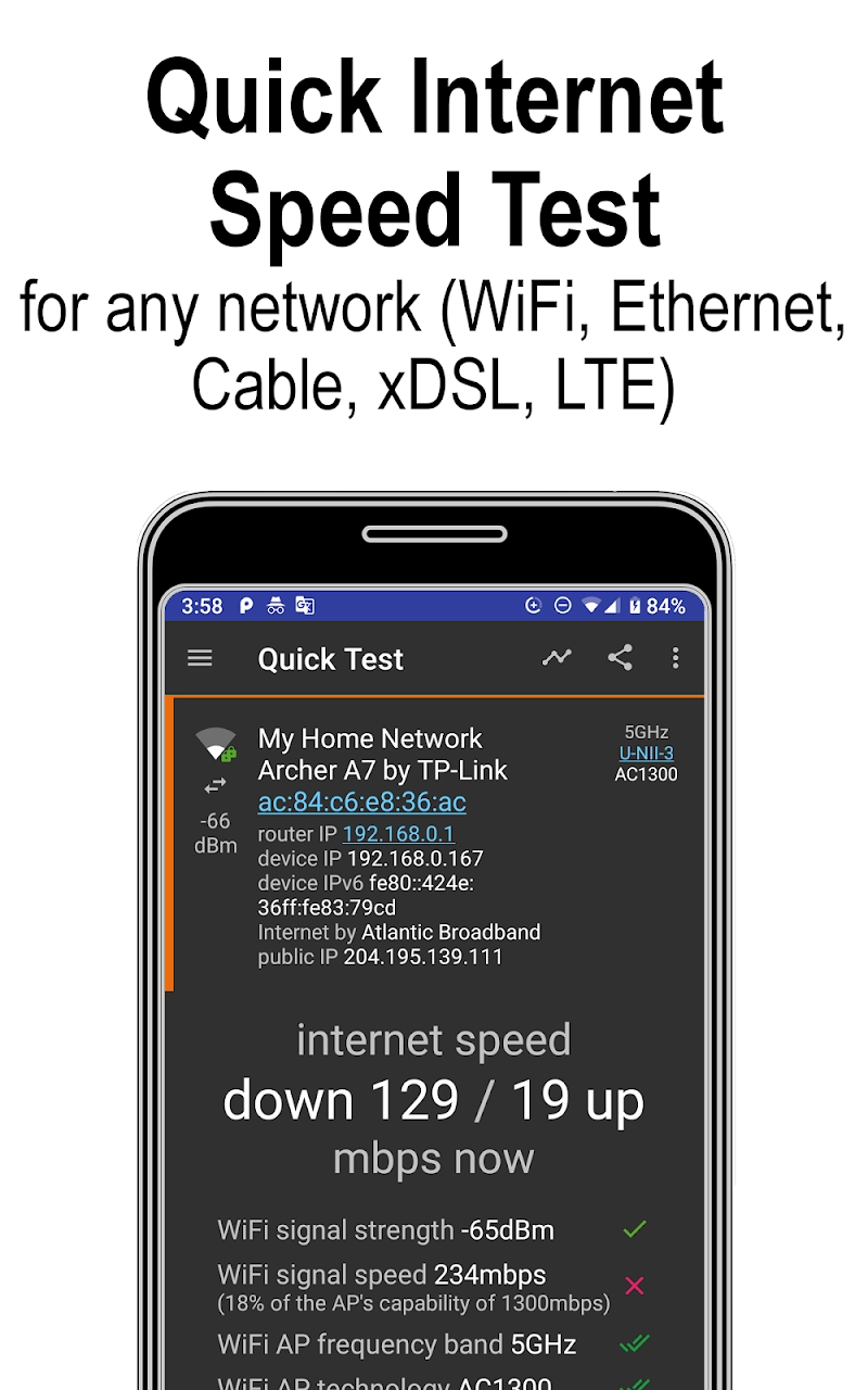 analiti - WiFi Tester & Analyzer