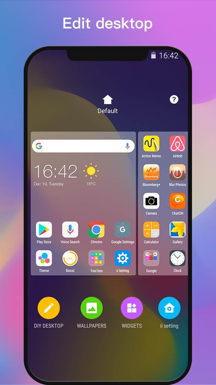 ii Launcher for Phone X & Phone 8