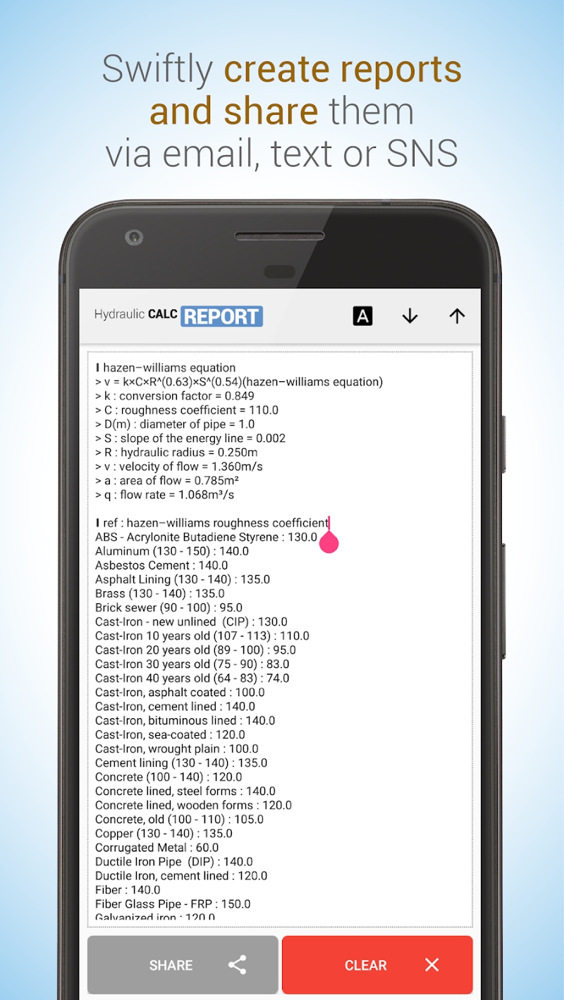 Hydraulic CALC pro