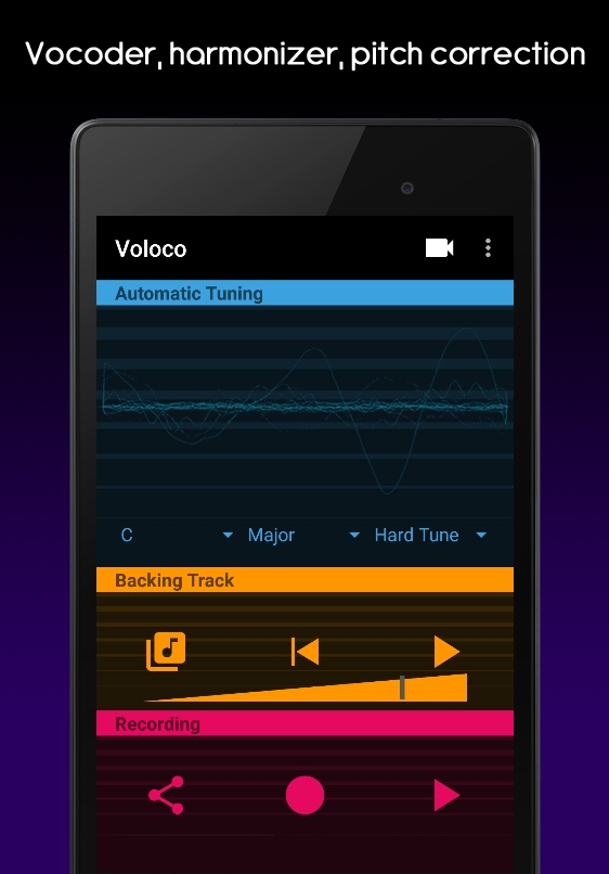Voloco: Auto Tune + Harmony