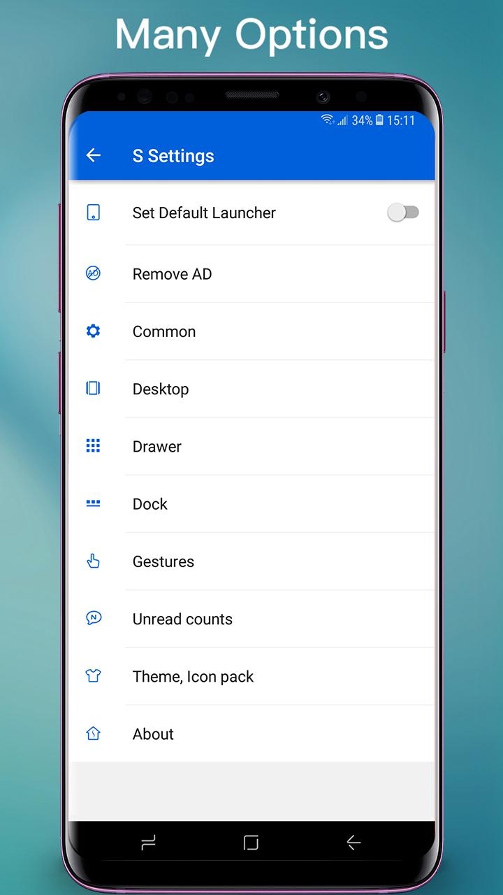 S Launcher - Galaxy S9 Launcher, S9/S8 theme, cool