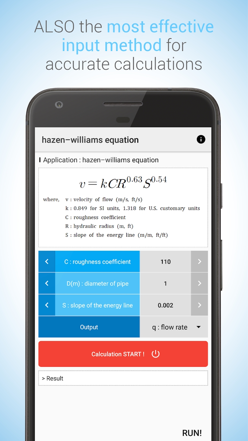 Hydraulic CALC pro