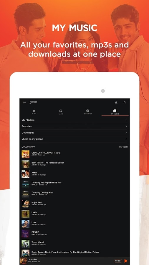 Gaana: Bollywood & Hindi Songs