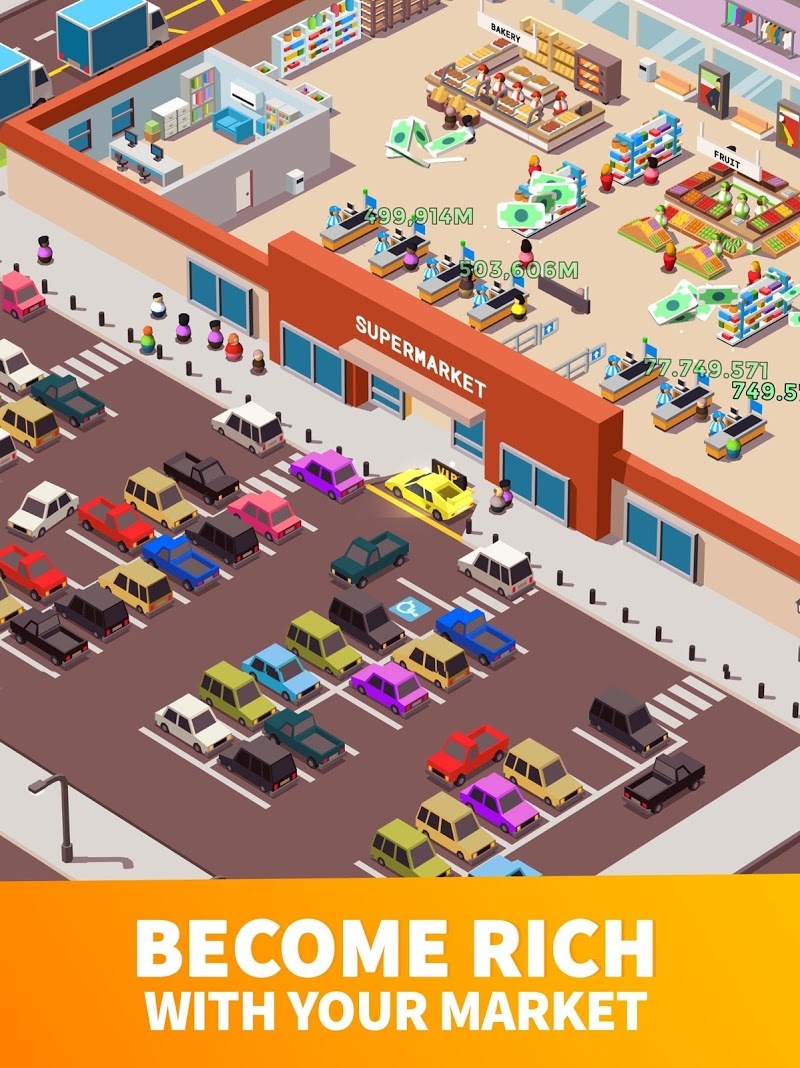 Idle Supermarket Tycoon - Tiny Shop Game