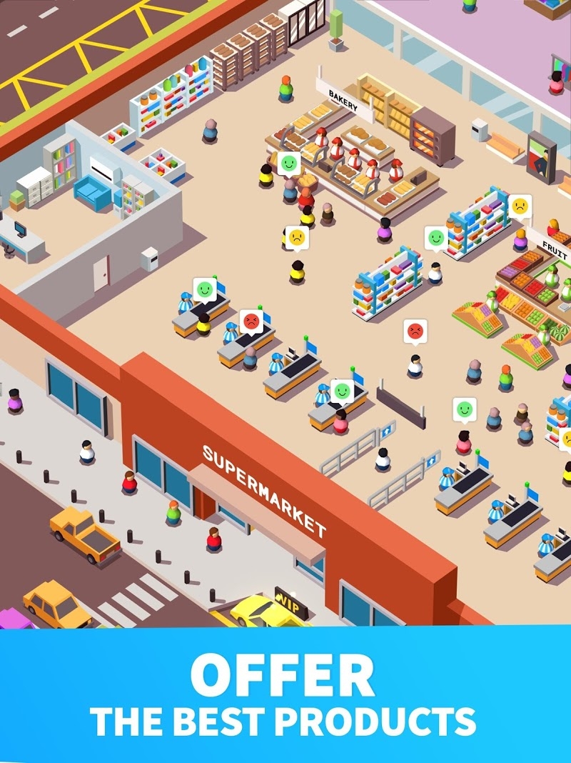 Idle Supermarket Tycoon - Tiny Shop Game