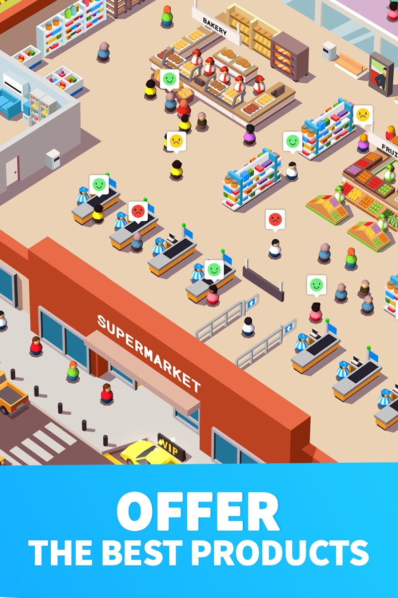 Idle Supermarket Tycoon - Tiny Shop Game