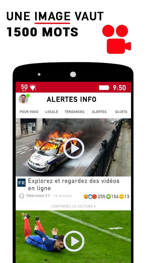 Alertes info: Actualité locale et alerte d'urgence