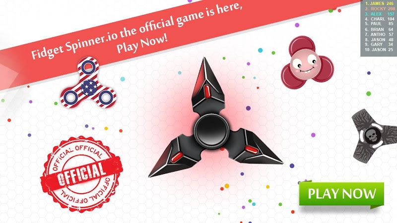 Fidget Spinner .io Game