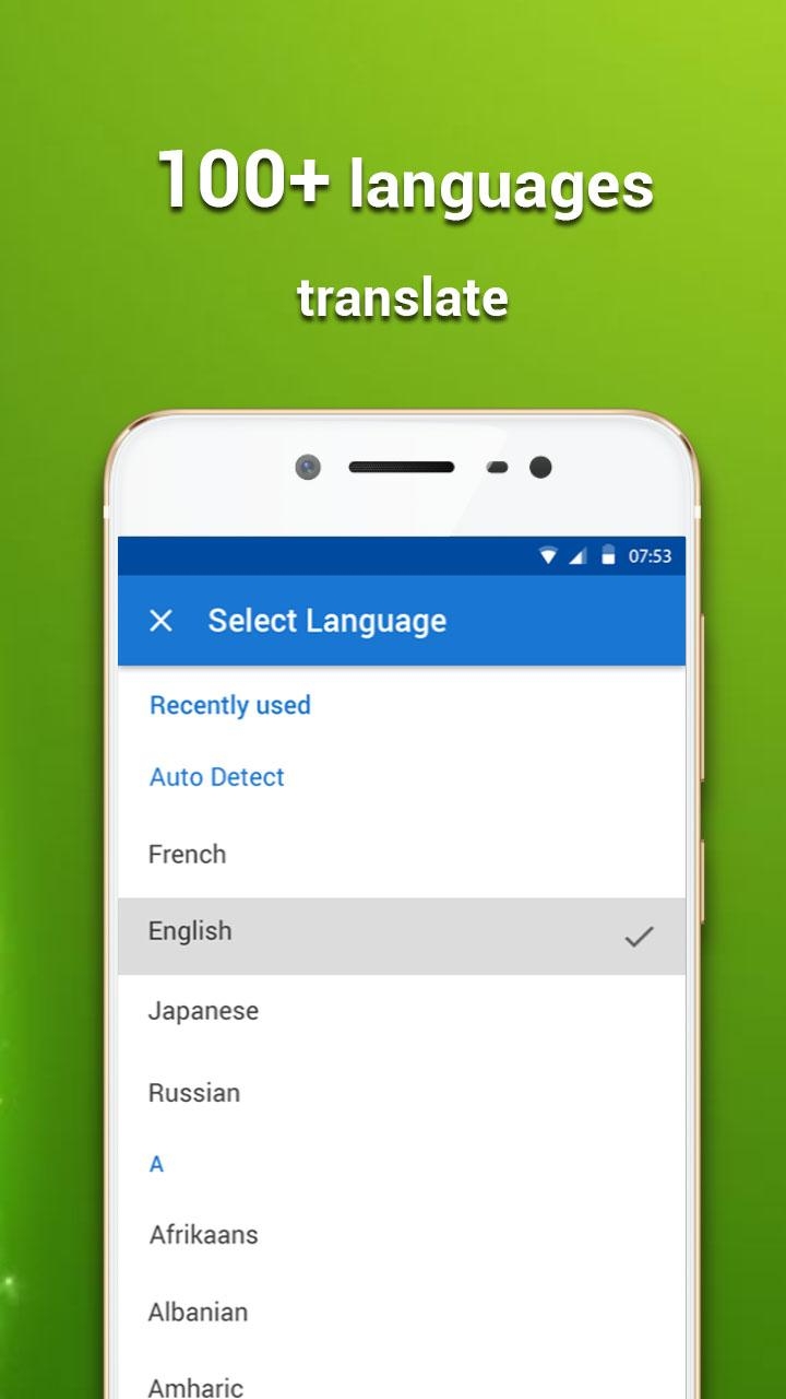 Translate all language : text and voice