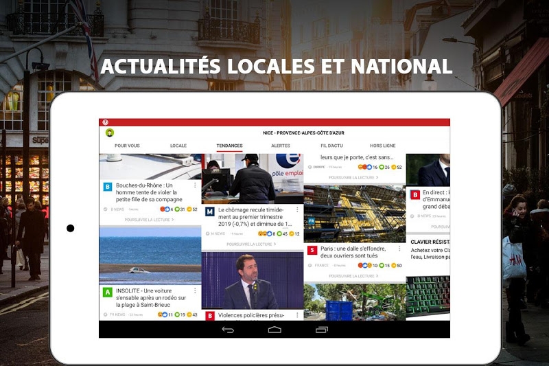 Alertes info: Actualité locale et alerte d'urgence