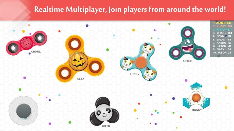 Fidget Spinner .io Game