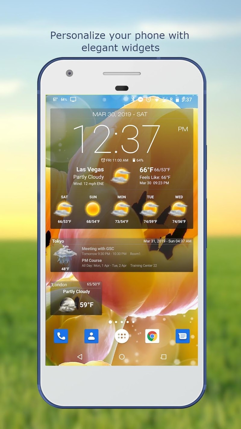 Weather & Clock Widget for Android Ad Free