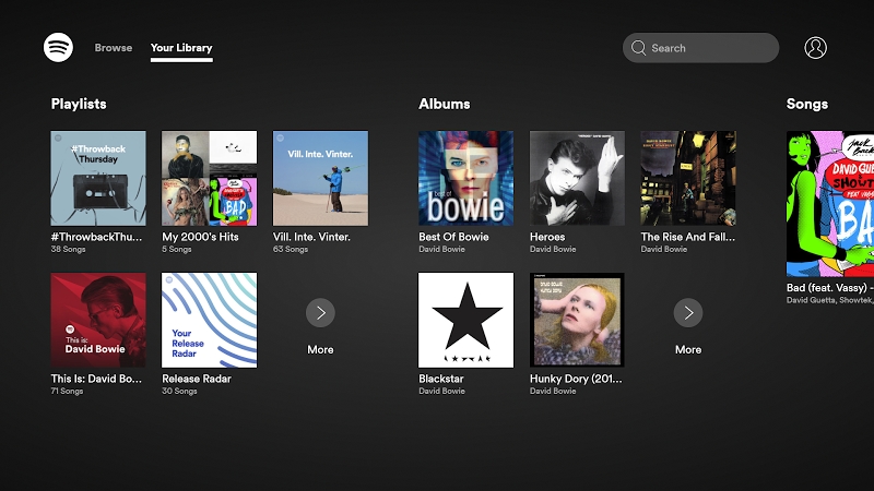 Spotify Music - for Android TV